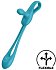 Мультивибратор Satisfyer Plug & Play 1 голубой фото 2