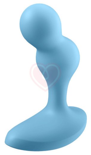 Анальный вибростимулятор Satisfyer Deep Diver с приложением голубой фото 2