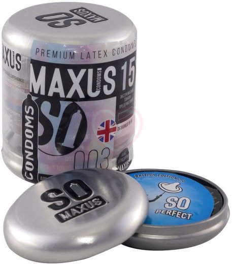 Ультратонкие презервативы Maxus 003 15 шт с кейсом фото 1