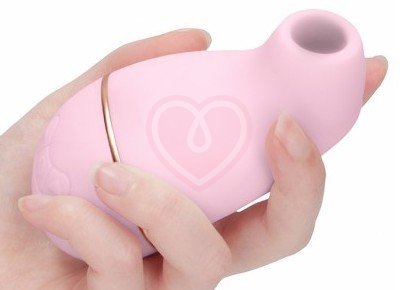 Бесконтактный клиторальный стимулятор Irresistible Kissable розовый фото 4