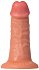 Реалистичный фаллоимитатор на присоске RealStick Caliber 14-4 телесный фото 1