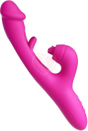 Вибратор-кролик Amovibe G Spot Ultra со стимуляцией зоны G розовый фото 9