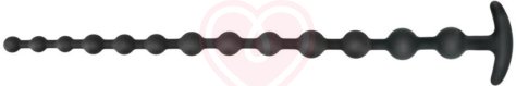 Анальные бусы Black Velvets Anal Beads чёрные фото 2
