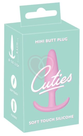 Вытянутая анальная пробка Cuties Plugs розовая фото 6