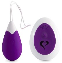 Виброяйцо с пультом управления Anna Vibrating Egg фиолетовое