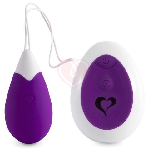 Виброяйцо с пультом управления Anna Vibrating Egg фиолетовое фото 1