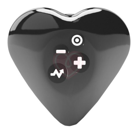 Мини-вибратор с электростимуляцией Mystim Heart's Desire Black Edition чёрный фото 3