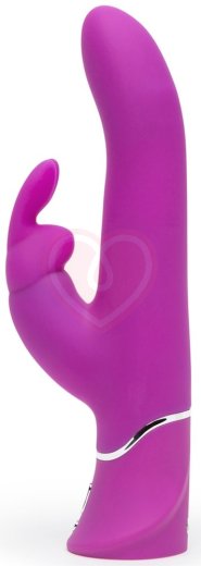 Вибратор с пульсацией Happy Rabbit Curve Thrusting лиловый фото 5