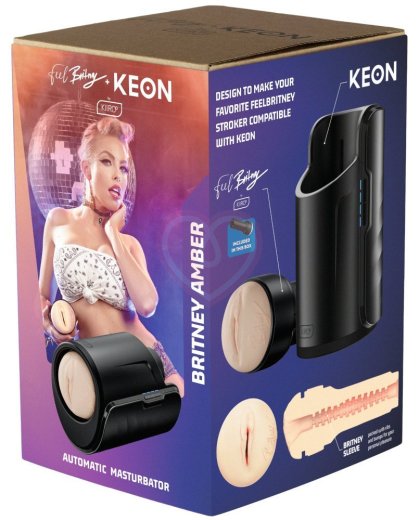 Автоматический мастурбатор Kiiroo Keon с мастурбатором Feel Britney фото 6