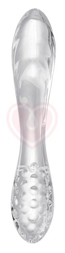 Двухсторонний стеклянный фаллоимитатор Satisfyer Dazzling Crystal 1 прозрачный фото 1
