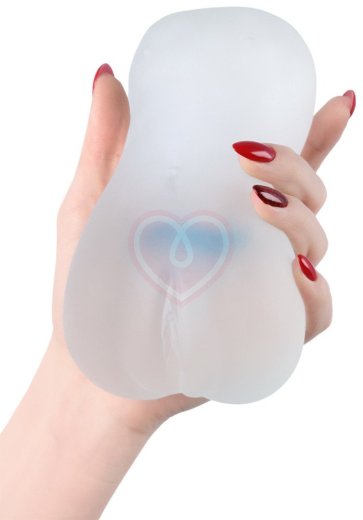 Прозрачный реалистичный мастурбатор ToyFa Juicy Pussy Hot Crystal фото 4