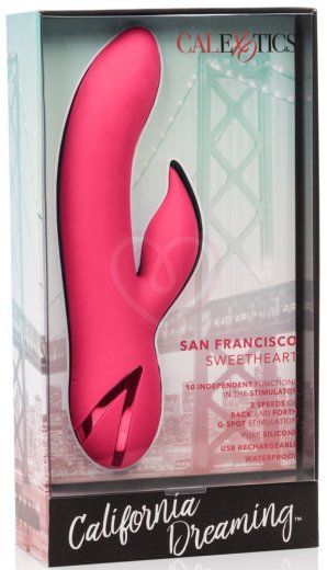 Вибратор со стимуляцией точки G и клитора San Francisco Sweetheart розовый фото 4