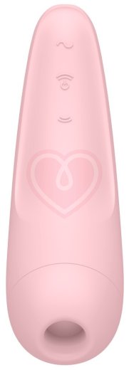 Вакуумный стимулятор с приложением Satisfyer Curvy 2+ розовый фото 2