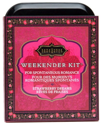 Набор эротической косметики KamaSutra The Weekender Tin Can Strawberry Клубника фото 2