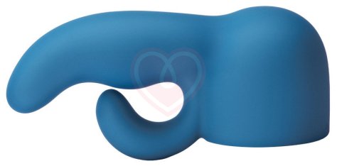 Утяжелённая насадка с двумя кончиками для массажёра Le Wand Petite Dual синяя фото 1