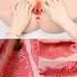 Мастурбатор-полуторс с вагиной и анусом Onahole Real Vagina с двойным слоем и вибрацией фото 4