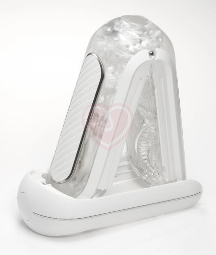Мастурбатор Tenga Flip Zero Gravity EV с вибрацией белый фото 3