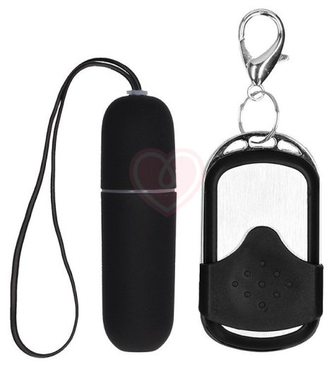 Вибропуля с пультом управления Remote Vibrating Bullet чёрная фото 1