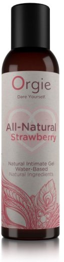 Водный лубрикант Orgie All Natural Strawberry с ароматом клубники 150 мл фото 1