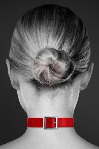 Чокер с кольцом Bijoux Pour Toi красный фото 3