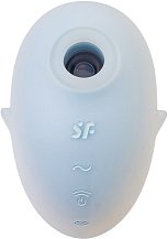 Вакуумый вибростимулятор клитора Satisfyer Cutie Ghost голубой