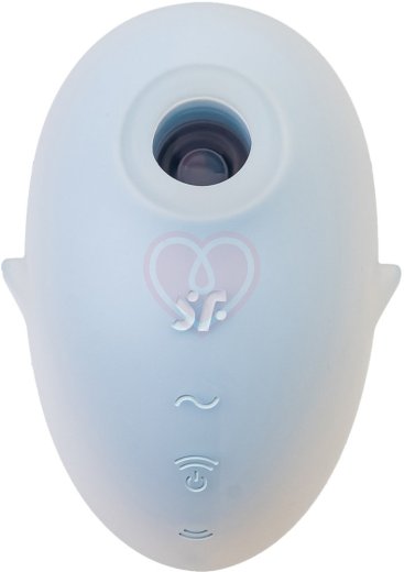 Вакуумый вибростимулятор клитора Satisfyer Cutie Ghost голубой фото 1