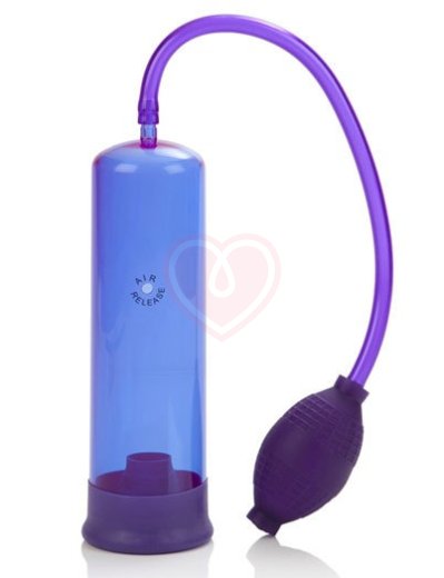 Простая вакуумная помпа E-Z Penis Pump фиолетовая фото 1