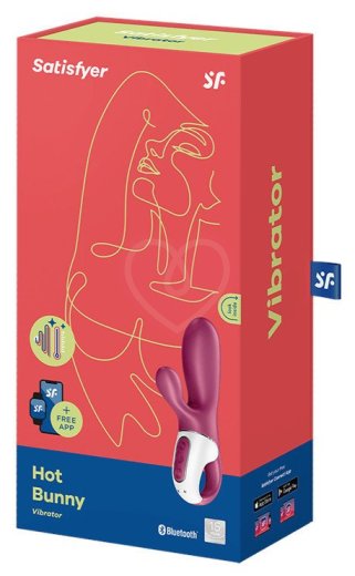 Вибратор Satisfyer Hot Bunny с клиторальным стимулятором и функцией нагрева фото 5