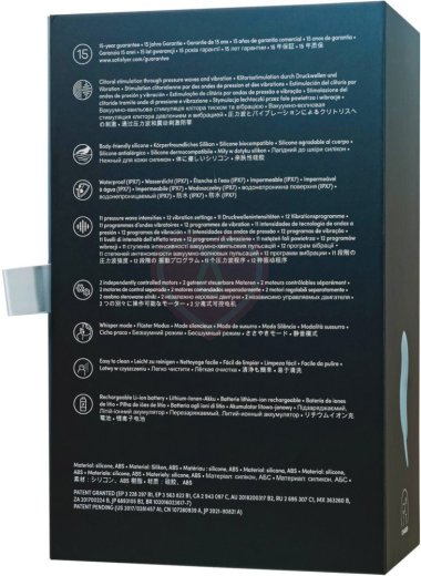 Вакуумый вибростимулятор клитора Satisfyer Pocket Pro 1 голубой фото 9