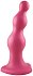 Рельефный фаллоимитатор Strap-On-Me Dildo Plug Beads размер M 13,8 см розовый фото 1
