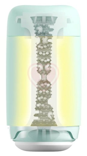Мягкий мастурбатор Tenga Puffy Mint Green фото 3