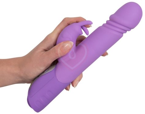 Вибратор с пульсацией и стимуляцией клитора Sweet Smile Push Vibrator фото 2