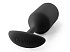 Утяжелённая анальная пробка для ношения b-Vibe Snug Plug 3 средняя чёрная фото 6