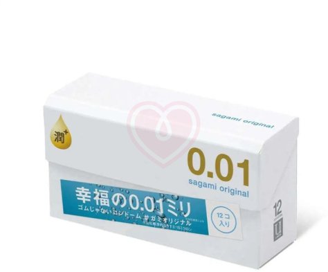 Полиуретановые презервативы Sagami Original 001 Extra Lub с увеличенным количеством смазки 12 шт фото 3