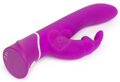 Вибратор с клиторальным стимулятором Happy Rabbit Curve фиолетовый фото 2