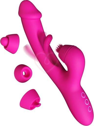 Вибратор-кролик Amovibe G Spot Ultra со стимуляцией зоны G розовый фото 10