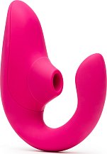 Вибратор для зоны G c бесконтактной стимуляцией клитора Womanizer Blend малиновый