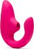 Вибратор для зоны G c бесконтактной стимуляцией клитора Womanizer Blend малиновый фото 1