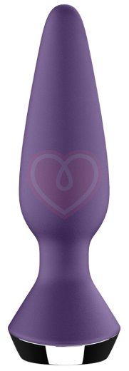 Анальная вибропробка Satisfyer Plug Ilicious 1 с приложением фиолетовая фото 4