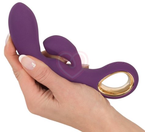 Вибратор с клиторальным стимулятором мини-версия Rabbit Vibrator Petit фото 3