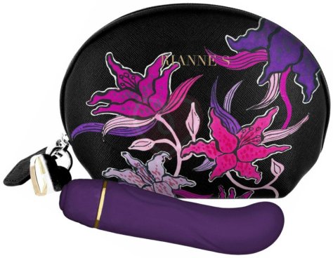 Мини-вибратор для точки G Rianne S Mini G Floral с цветочной косметичкой фото 3