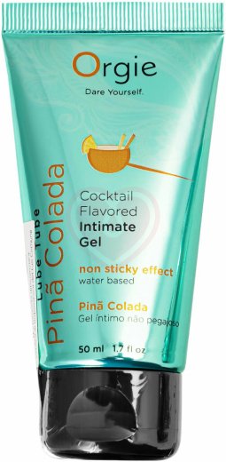 Водный лубрикант Orgie Lube Tube Cocktail Pina Colada со вкусом коктейля Пина колада 50 мл фото 1