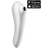 Вакуумно-волновой вибратор с приложением Satisfyer Dual Pleasure белый фото 1