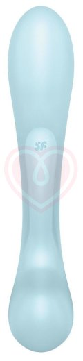 Вибратор-массажёр с 3 моторами Satisfyer Triple Oh голубой фото 4