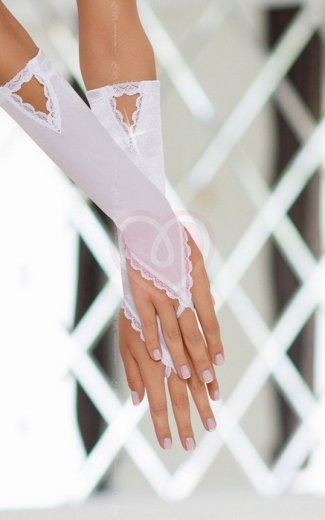 Перчатки Soft Line Collection белые фото 1