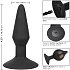 Расширяющаяся анальная пробка Silicone Inflatable Plug Medium фото 5