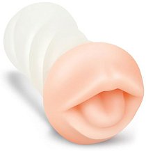 Мастурбатор ротик с рельефом Zolo Deep Throat