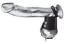 Кольцо на член и мошонку с кольцом для груза Cock Ring 2 with Ball Stretcher
