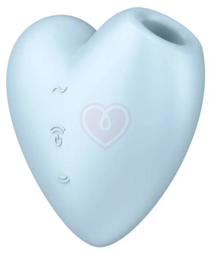 Вакуумный вибростимулятор Satisfyer Cutie Heart голубой фото 1