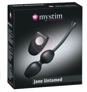 Вагинальные виброшарики с миостимуляцией Mystim Geisha Balls Vibe Jane Untamed фото 4